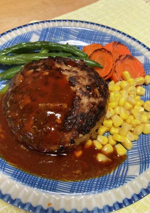 みんな大好きなハンバーグ簡単に〜-レシピのメイン写真