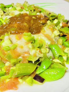 彩り夏野菜のラタトゥイユ風煮込み&焼き餅-レシピのメイン写真