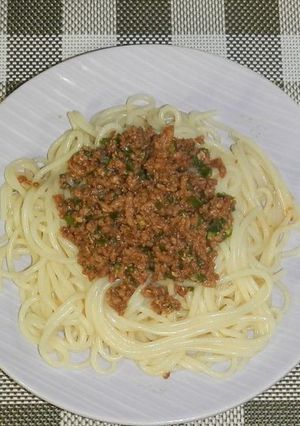 スパゲッティみーそソース-レシピのメイン写真