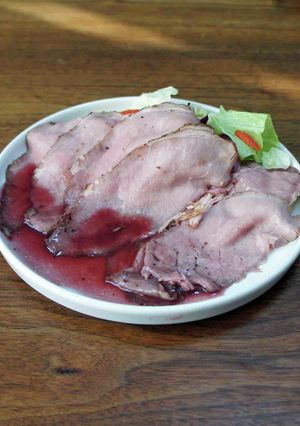 赤玉スイートワインでローストビーフ-レシピのメイン写真