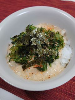 春菊のとろろごはん-レシピのメイン写真