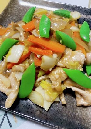とろみが簡単！豚肉オイスターソース炒め♪-レシピのメイン写真