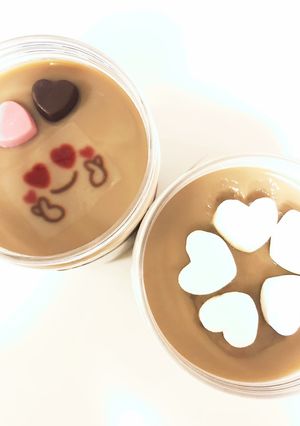 紀文の豆乳チョコバナナプリンバレンタイン-レシピのメイン写真