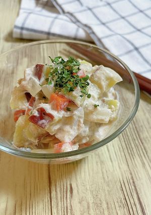 腸活！おさつヨーグルトサラダ-レシピのメイン写真