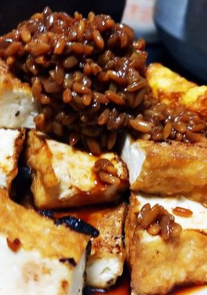 醤油麹をのせるだけ簡単厚揚げ豆腐♡-レシピのメイン写真