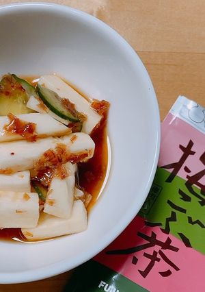 簡単に梅和え-レシピのメイン写真