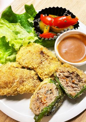 肉詰めピーマン-レシピのメイン写真