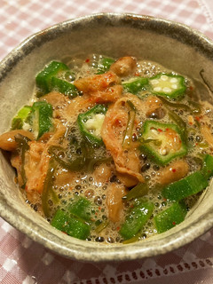 腸活!納豆オクラキムチめかぶ和え-レシピのメイン写真