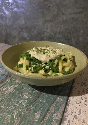 5分で作るツナマヨネギのマヨラー油うどん-レシピのメイン写真