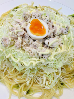 ささみとキャベツたっぷりの巣籠パスタ-レシピのメイン写真