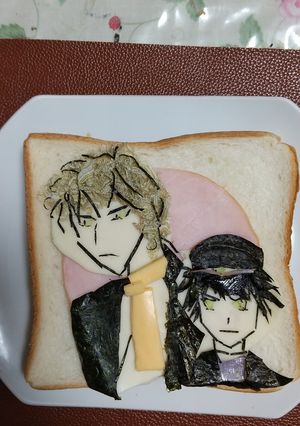 文スト推しキャラデコパン-レシピのメイン写真