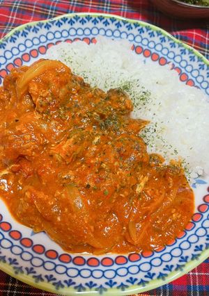 ルー不要＊簡単！鯖缶の塩麹トマトカレー-レシピのメイン写真