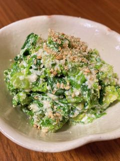 菜の花の白和え-レシピのメイン写真