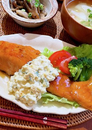 めんつゆバター味♩鮭のムニエル-レシピのメイン写真