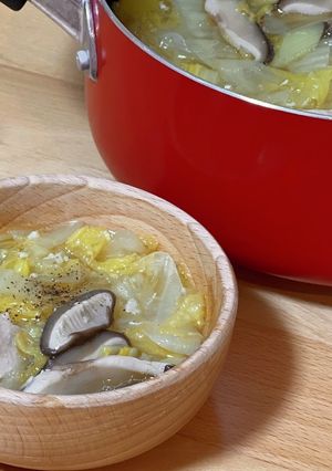 塩麹漬け鶏むね肉の中華風スープ-レシピのメイン写真