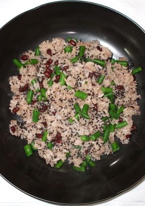 小豆いんげんご飯♪簡単うつ脇の痛みに薬膳-レシピのメイン写真