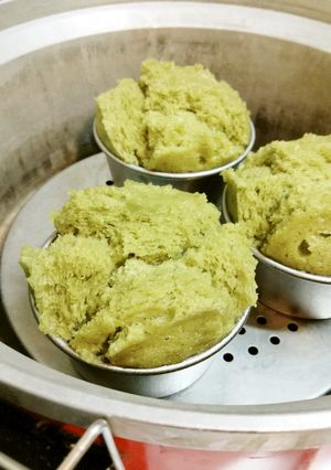 ◤電鍋レシピ◢抹茶ミルク蒸しパン［發糕］-レシピのメイン写真