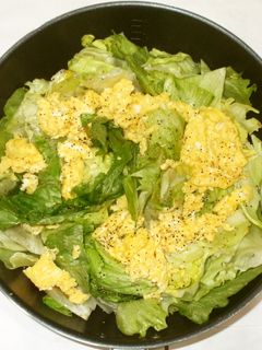 チシャ・レタス卵炒め♪簡単糖尿病に薬膳-レシピのメイン写真