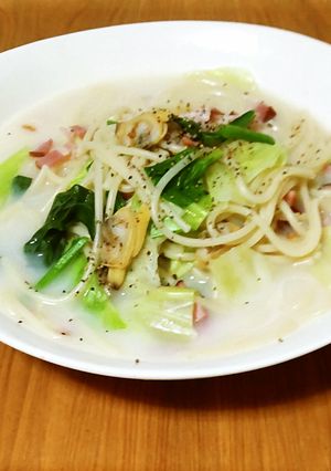 まろやかスープパスタ-レシピのメイン写真