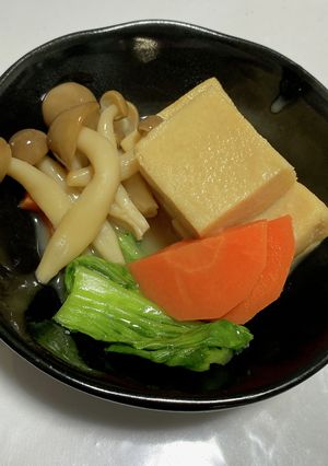 砂糖使わず、甘酒で♫ 絶品高野豆腐の煮物-レシピのメイン写真