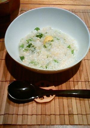 菜の花の玄米粥☆～春の味～☆-レシピのメイン写真