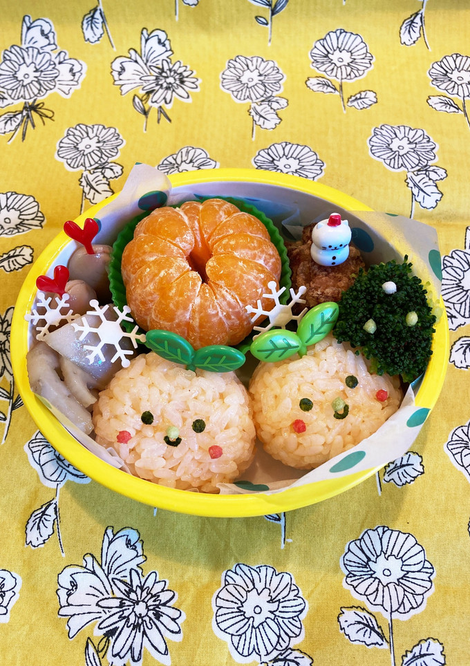 幼稚園年少　みかんちゃん弁当-レシピのメイン写真