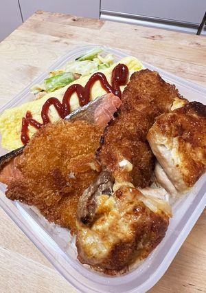 金曜日☆フライデー！鶏ももマヨ焼き弁当-レシピのメイン写真