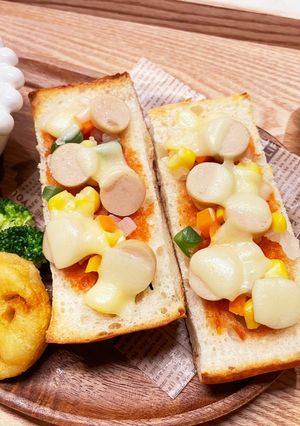 1歳・幼児食｜ピザトースト-レシピのメイン写真