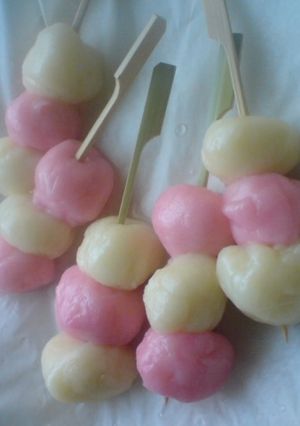 ❤ピクニックに三色だんご❤-レシピのメイン写真