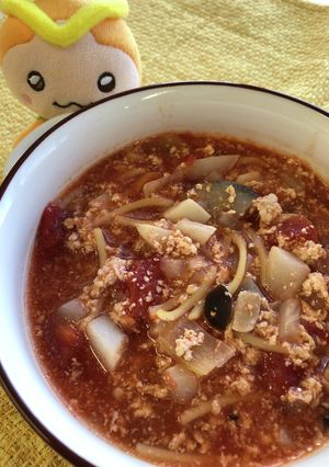 根菜とパスタのミネストローネ-レシピのメイン写真