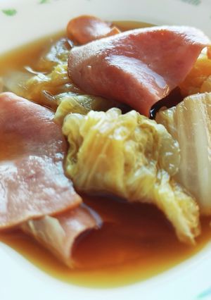 紀久夫「オッス」の白菜煮(材料5つ)-レシピのメイン写真
