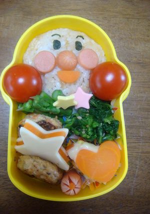 簡単キャラ弁!!アンパンマン弁当☆-レシピのメイン写真