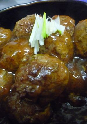 肉団子の甘酢あんかけ(やさしいお酢使用)-レシピのメイン写真