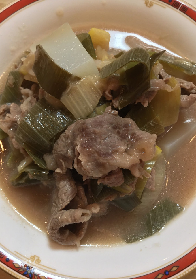 「下仁田ねぎ」と牛肉のゆず煮-レシピのメイン写真