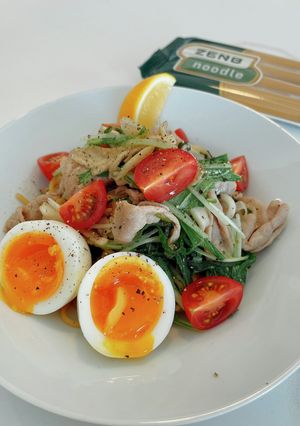 ZENBで作る豚肉のネギ塩パスタ-レシピのメイン写真