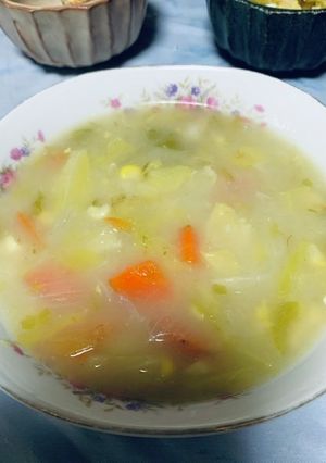 お餅で作るグルテンフリーポタージュ-レシピのメイン写真
