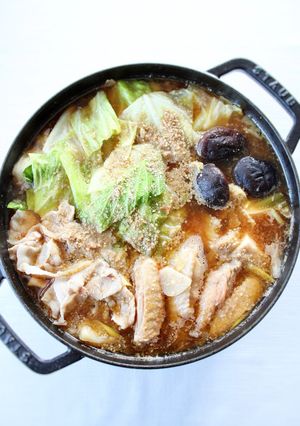 甘コク旨【にんにく味噌鍋)-レシピのメイン写真