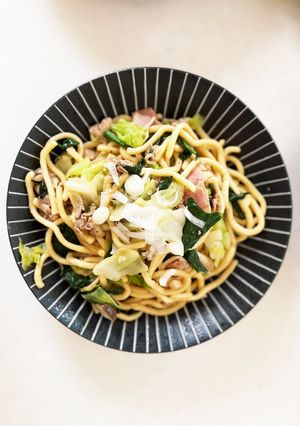 群馬だんべぇーパスタ(バター醤油風味)-レシピのメイン写真