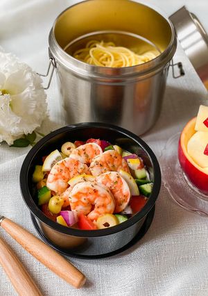 73℃ 海老のセビーチェ パスタ弁当-レシピのメイン写真