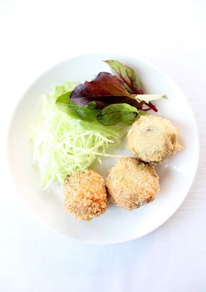 生青のり＆韓国海苔で【海苔入りコロッケ】-レシピのメイン写真