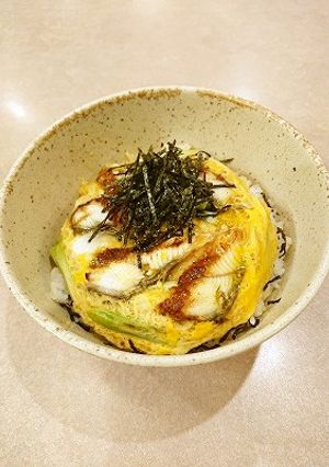 レンジで簡単うな玉丼-レシピのメイン写真