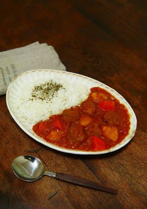 ゴロゴロ肉団子スパイシーカレー-レシピのメイン写真