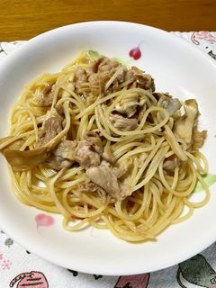 豚肉と舞茸の和風パスタ-レシピのメイン写真