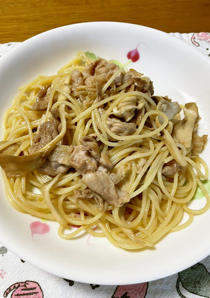 豚肉と舞茸の和風パスタ-レシピのメイン写真
