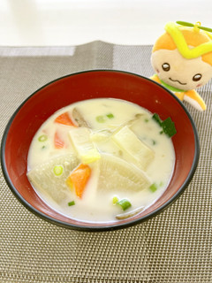 根菜のミルク味噌汁-レシピのメイン写真