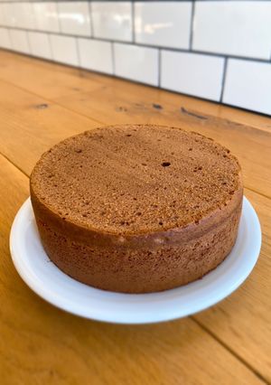 チョコレートたっぷりスポンジケーキ-レシピのメイン写真