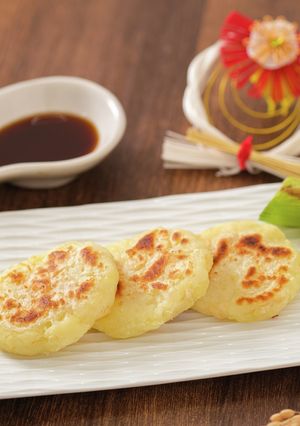 お家で簡単サラダチキンの和菓子【イモ餅】-レシピのメイン写真