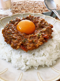 納豆キムチスパイスキーマカレー-レシピのメイン写真