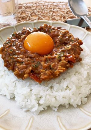 納豆キムチスパイスキーマカレー-レシピのメイン写真