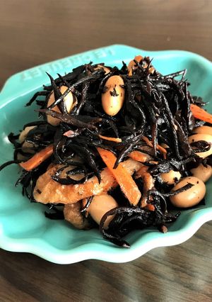 ふっくら仕上げ♪「ヒジキの煮物」-レシピのメイン写真